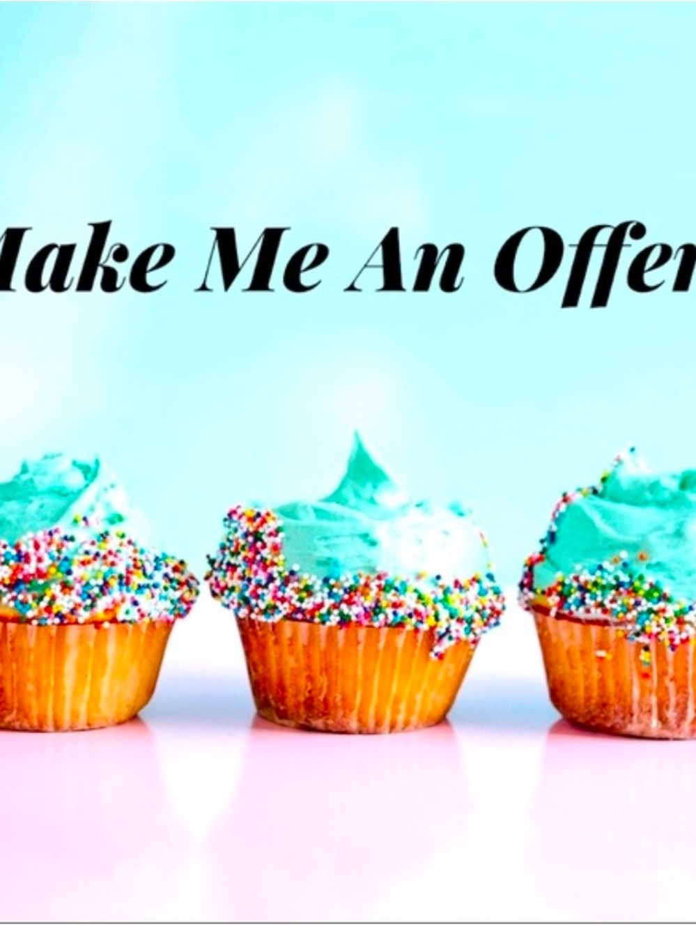 Aqua Frosted Cupcake Party Picks - Home Party Supplies